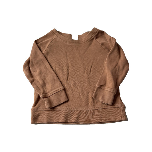 Colored Organics Unisex Brown Sweatshirt Size: 12-18 months Brown