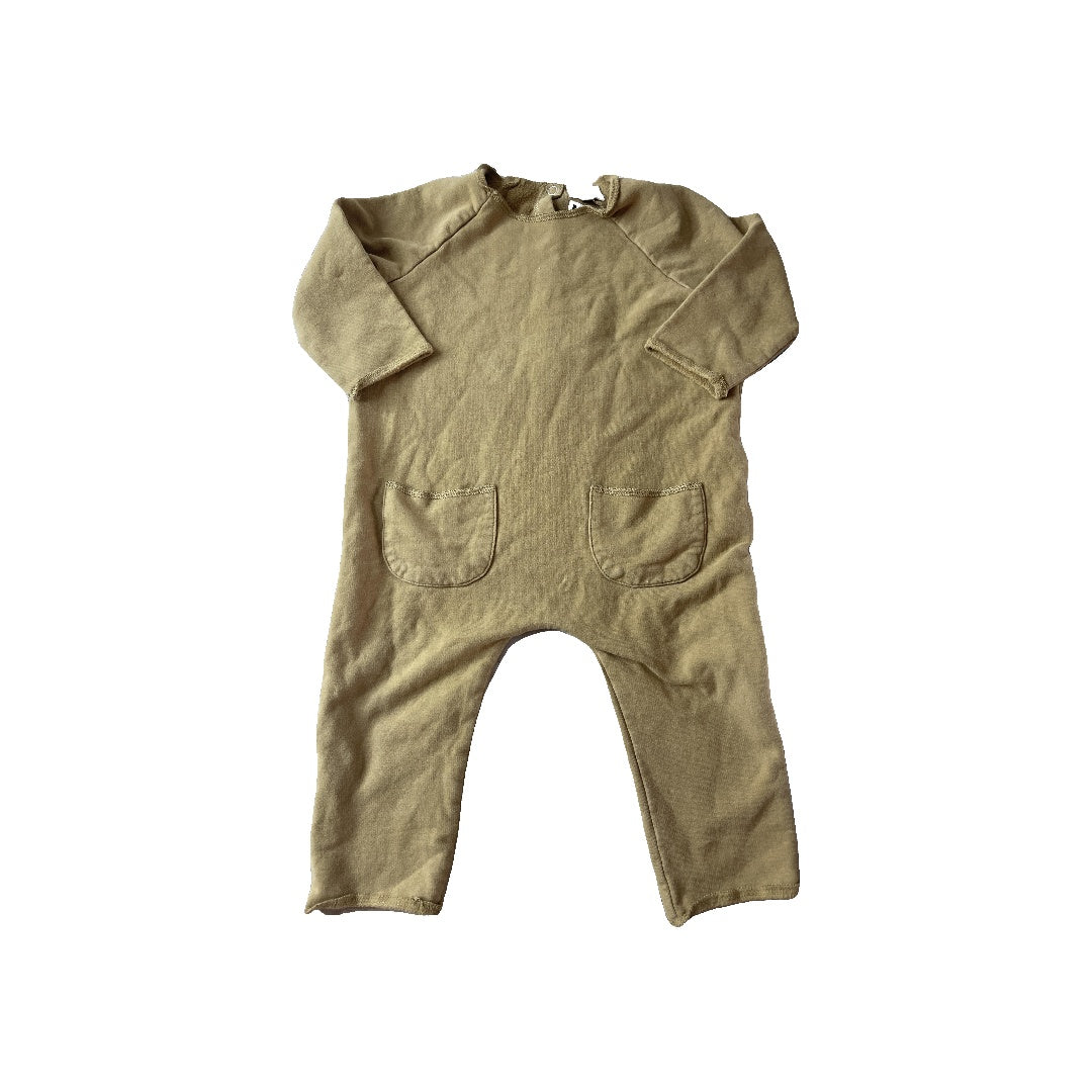 The Simple Folk Boys Brown Long Sleeve Outfit Size: 12-18 months Brown