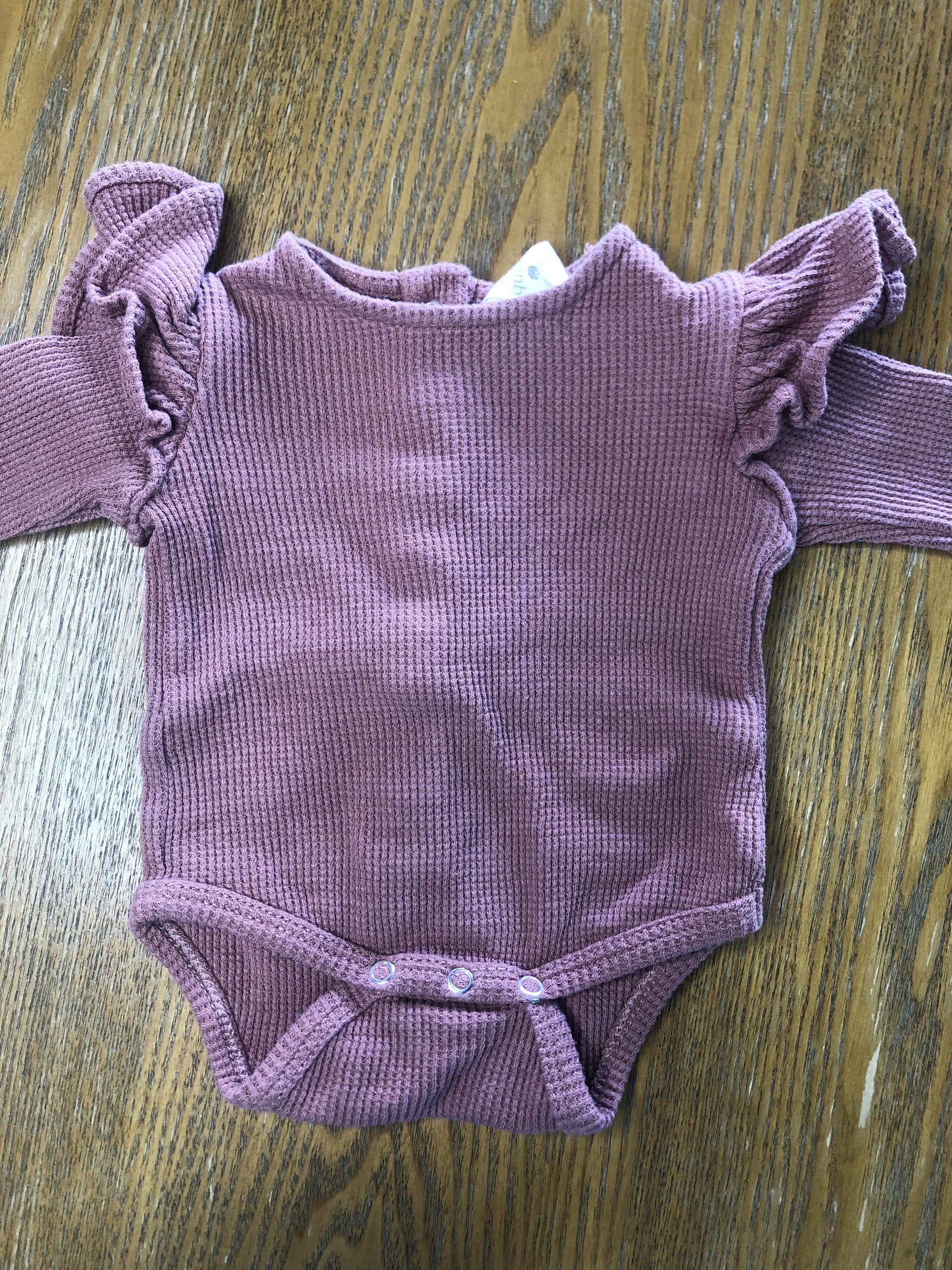 Kate Quinn Girls Brown Onesie Size: Newborn Brown