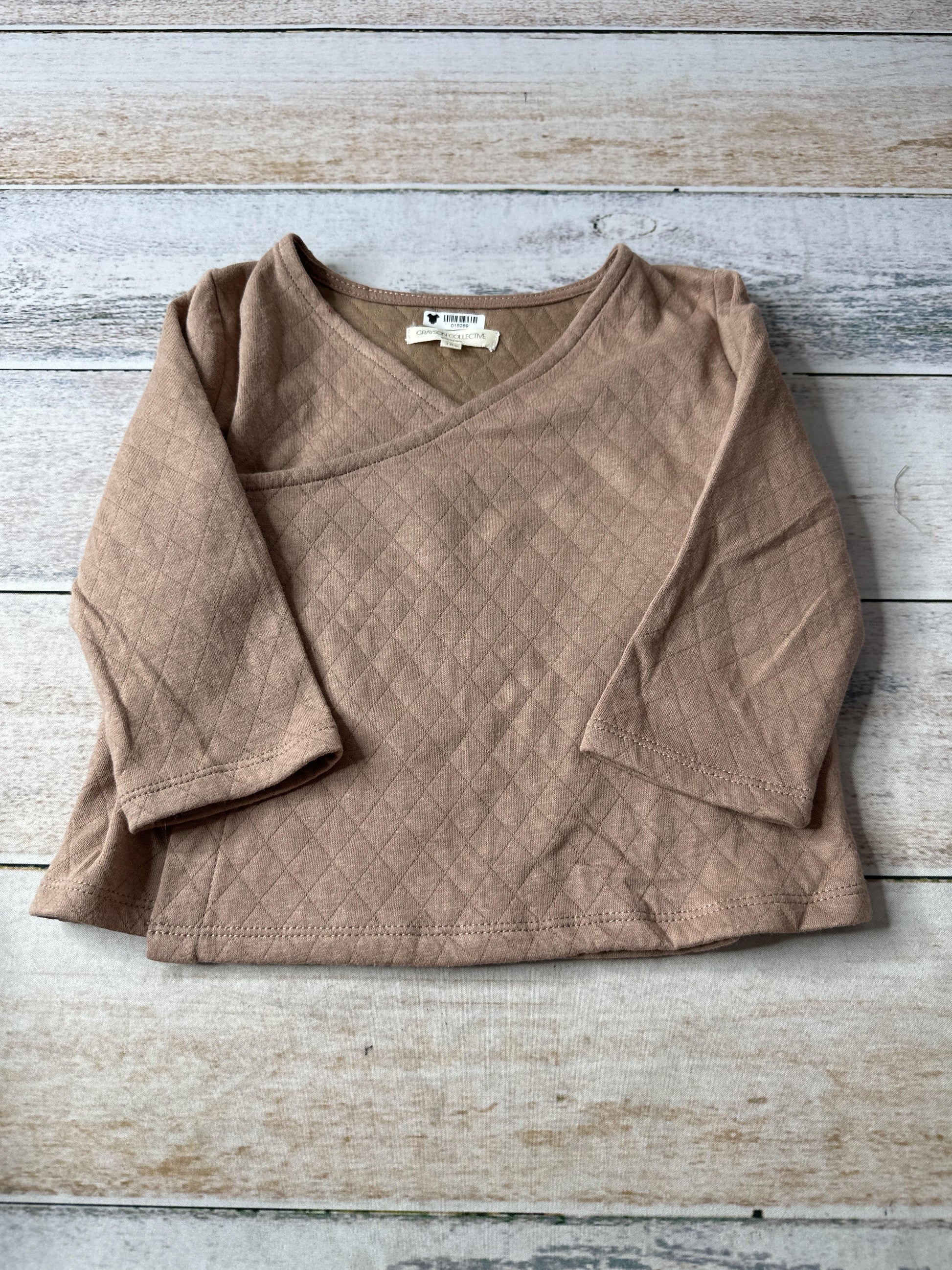 Grayson Collective Unisex Brown Long Sleeve Shirt Size: 18 months Brown