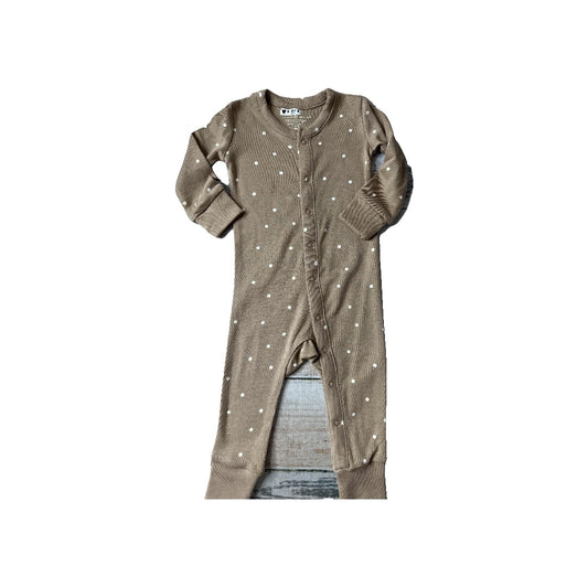 Colored Organics Unisex Brown Long Sleeve Outfit Size: 3-6 months Brown