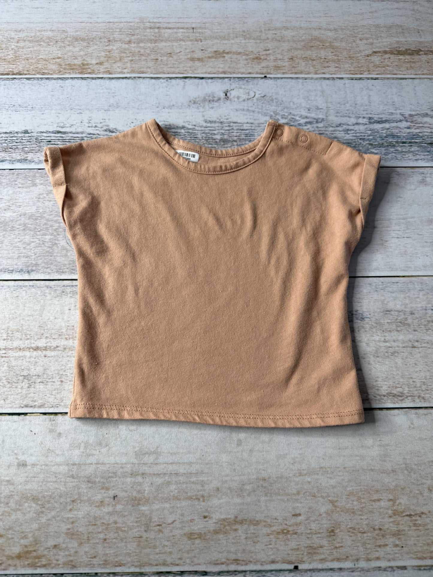 Grayson mini Girls Brown T-Shirt Size: 6-9 months Brown