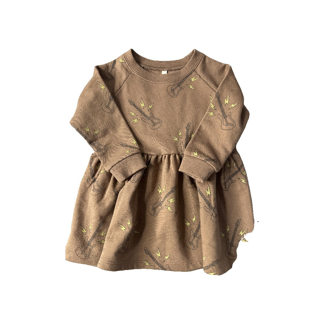 Rylee + Cru Girls Brown Dress Size: 6-12 months Brown