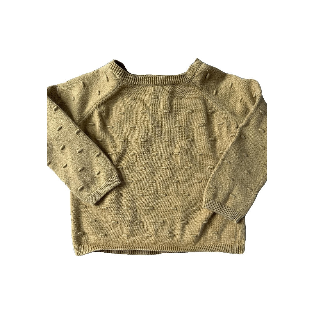 Quincy Mae Unisex Brown Sweater Size: 12-18 months Brown