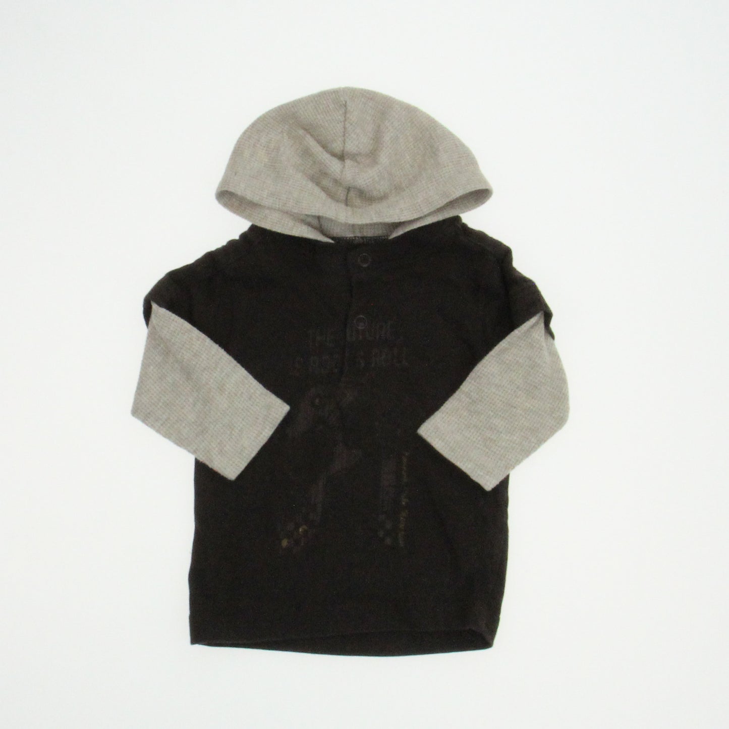 Kenneth Cole Reaction Boys Brown Hoodie Size: 3-6 Months Brown