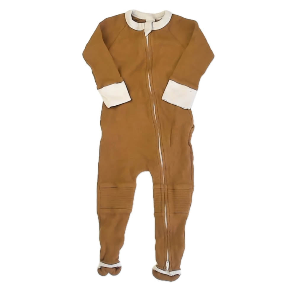 Goumi Boys Brown 1-piece Non-footed Pajamas Size: 12-18 Months Brown