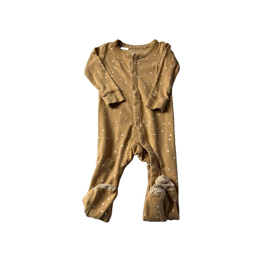Colored Organics Unisex Brown Long Sleeve Outfit Size: 6-12 months Brown