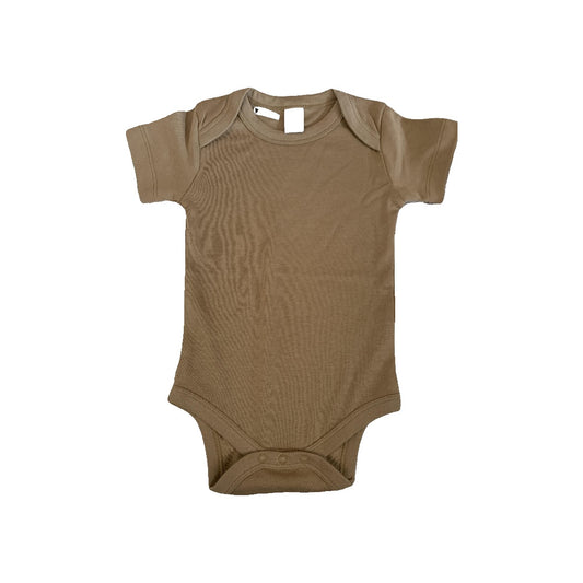 Colored Organics Boys Brown Onesie Size: 12-18 months Brown