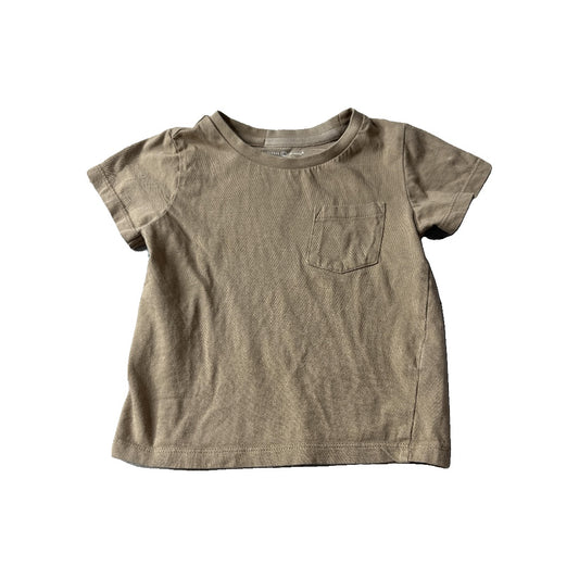 Colored Organics Unisex Brown T-Shirt Size: 2T Brown