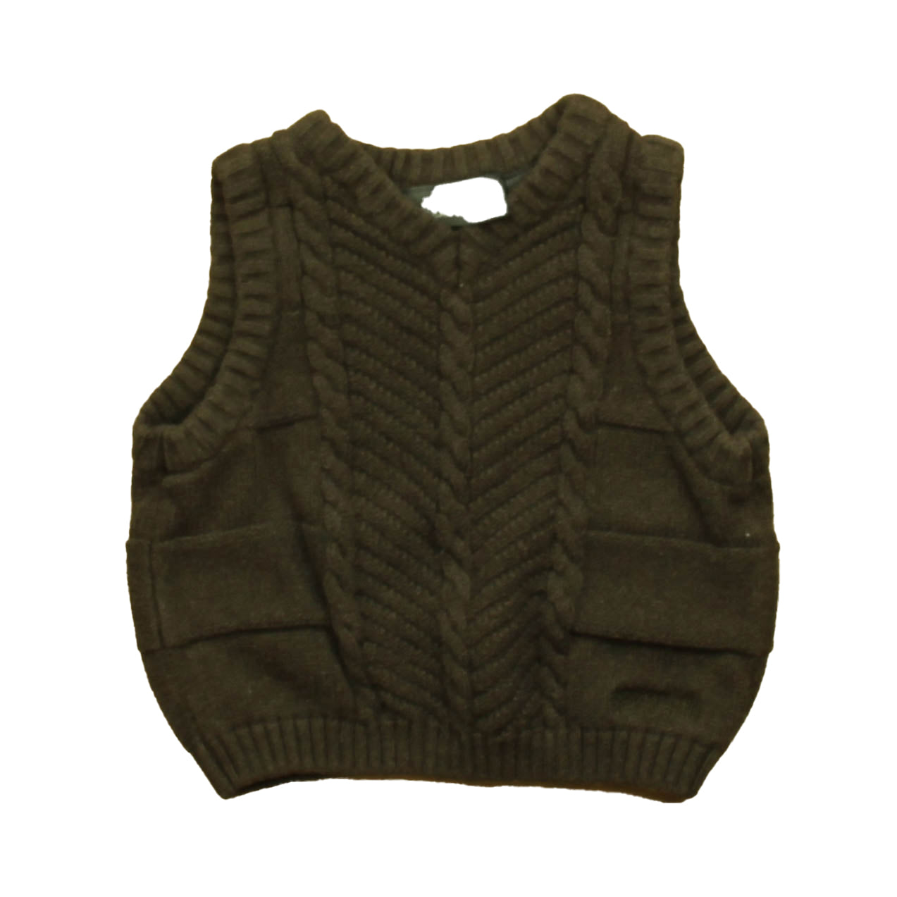 Kenneth Cole Boys Brown Sweater Vest Size: 18 Months Brown