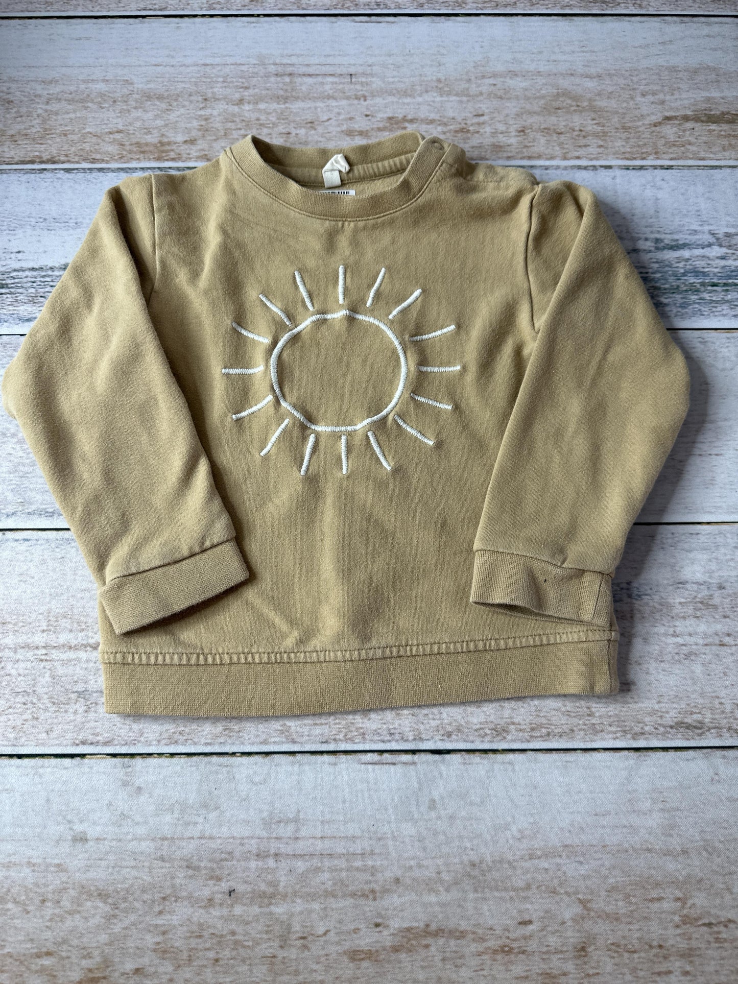 Quincy Mae Unisex Brown Sweater Size: 18-24 months Brown