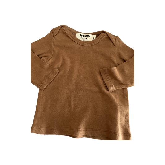 Go Gently Unisex Brown Pajamas Size: 6-12 months Brown