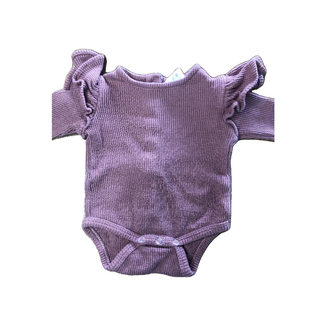 Kate Quinn Girls Brown Onesie Size: Newborn Brown