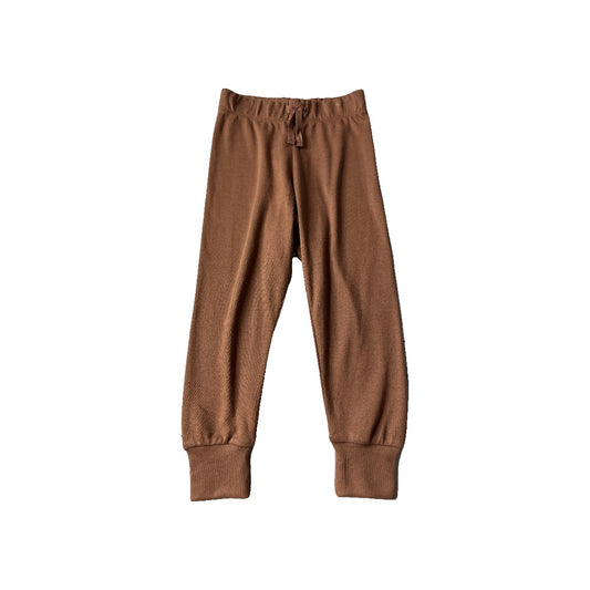 Colored Organics Unisex Brown Pants Size: 3T Brown