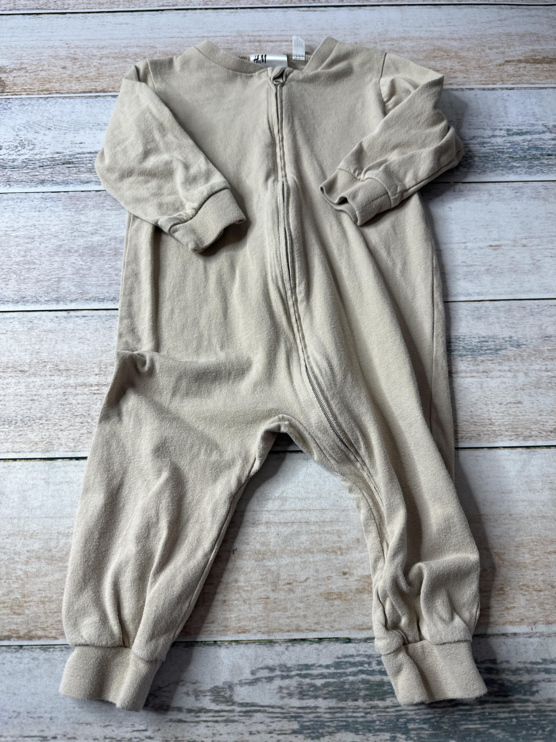 H&M Unisex Brown Long Sleeve Outfit Size: 9 months Brown