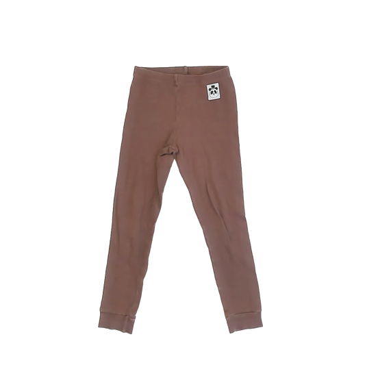Mini Rodini Girls Brown Leggings Size: 4-5T Brown