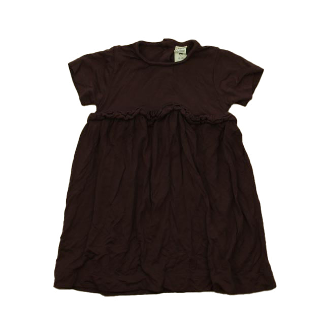 Kate Quinn Organics Girls Brown Dress Size: 12-18 Months Brown