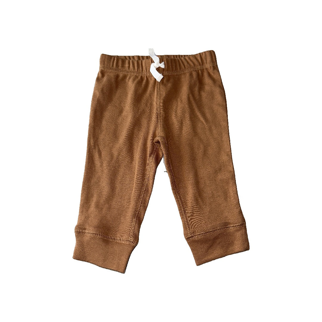 Carters Unisex Brown Pants Size: 6 months Brown