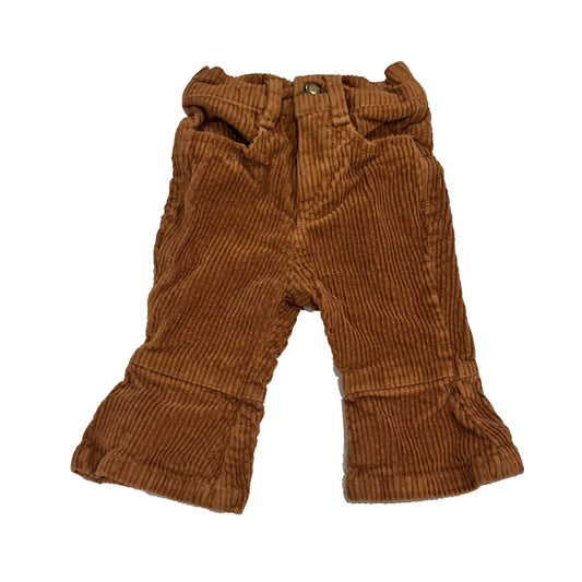 Kate Quinn Organics Girls Brown Corduroy Pants Size: 3-6 Months Brown