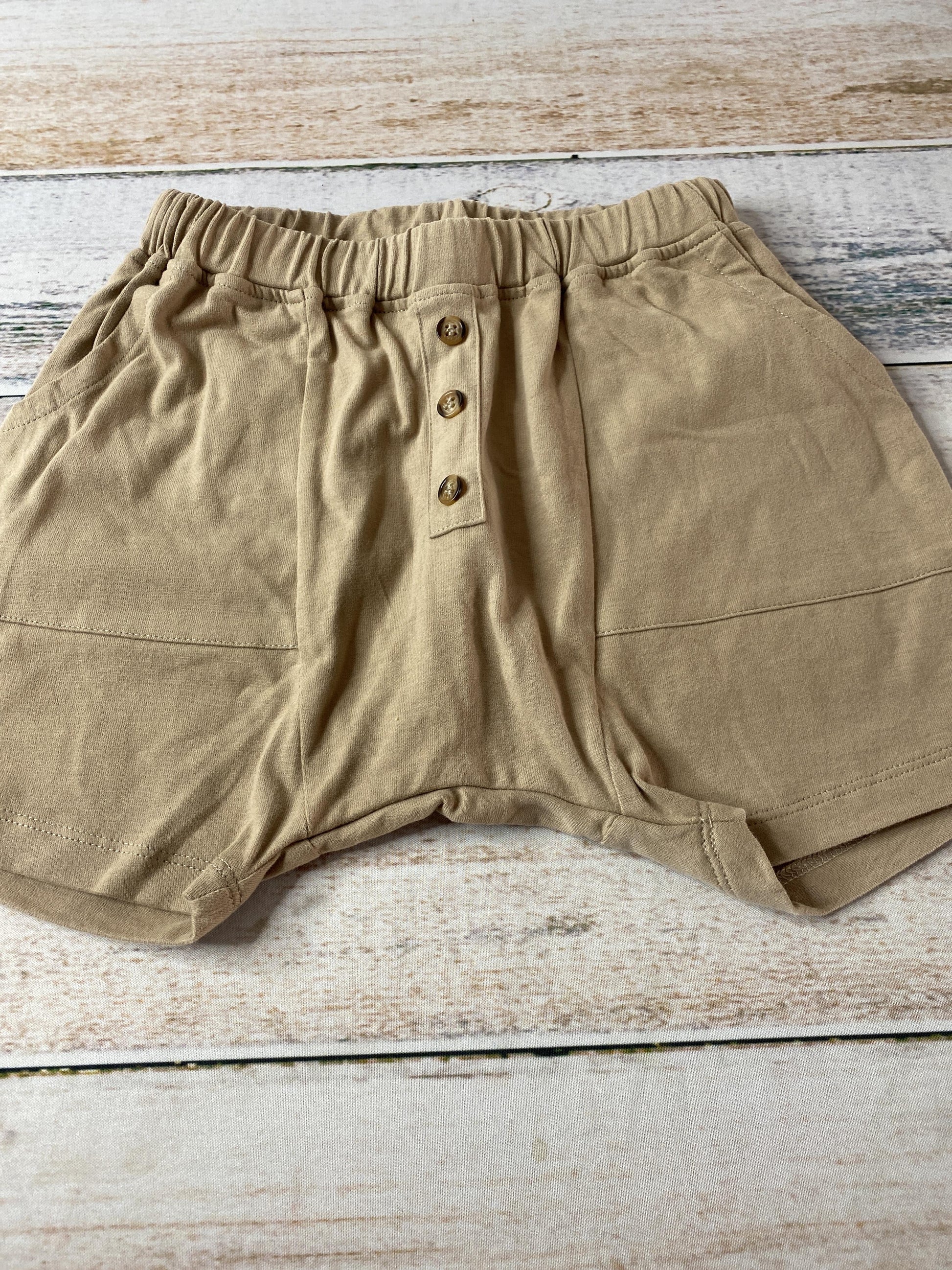 The Simple Folk Unisex Brown Shorts Size: 7-Jun Brown