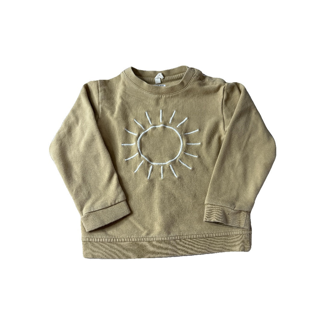 Quincy Mae Unisex Brown Sweater Size: 18-24 months Brown