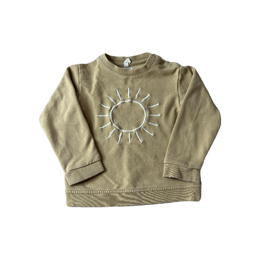 Quincy Mae Unisex Brown Sweater Size: 18-24 months Brown