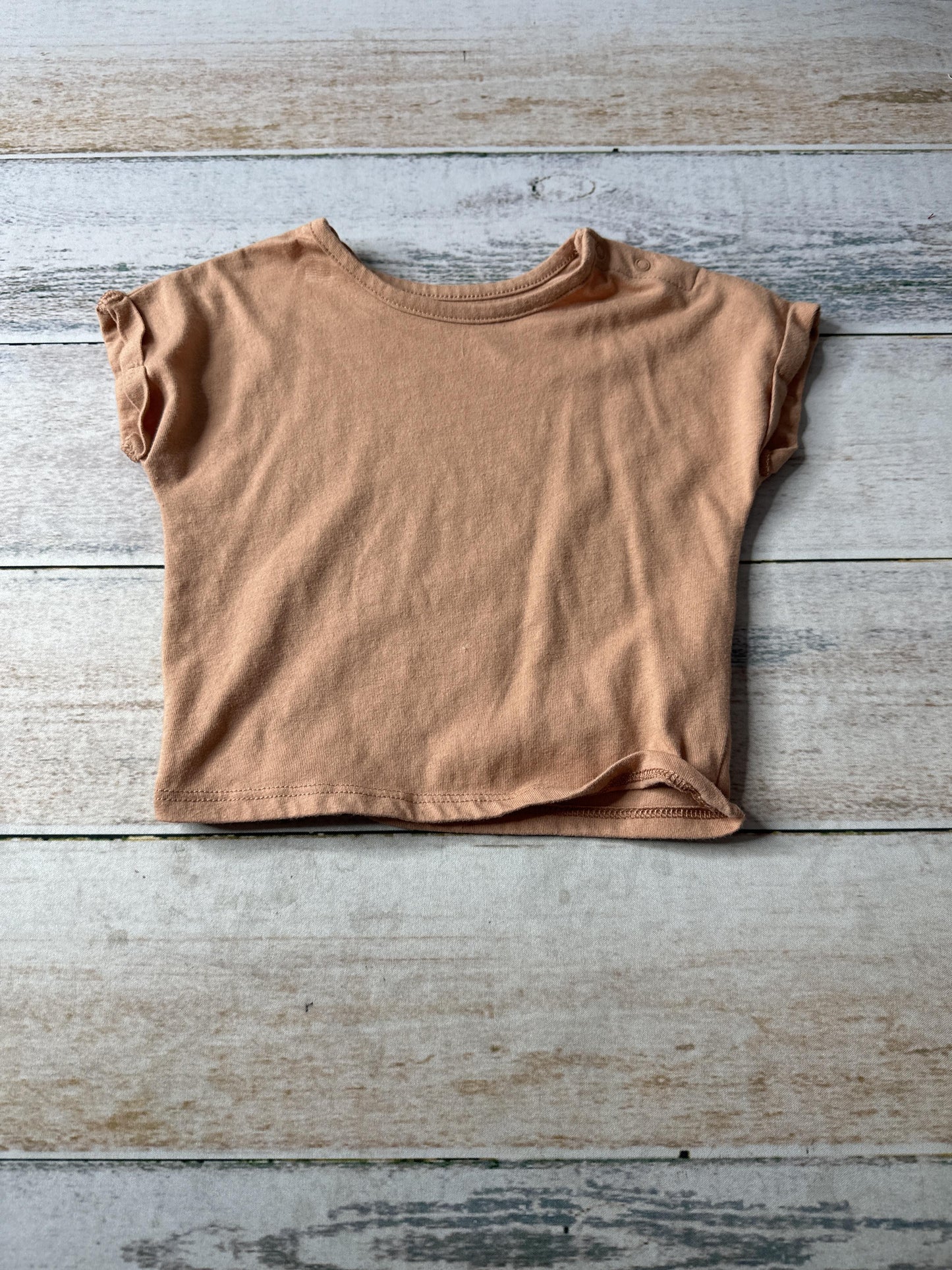 Grayson mini Girls Brown T-Shirt Size: 6-9 months Brown
