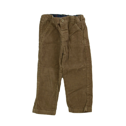 JoJo Maman Bebe Boys Brown Corduroy Pants Size: 18-24 Months Brown