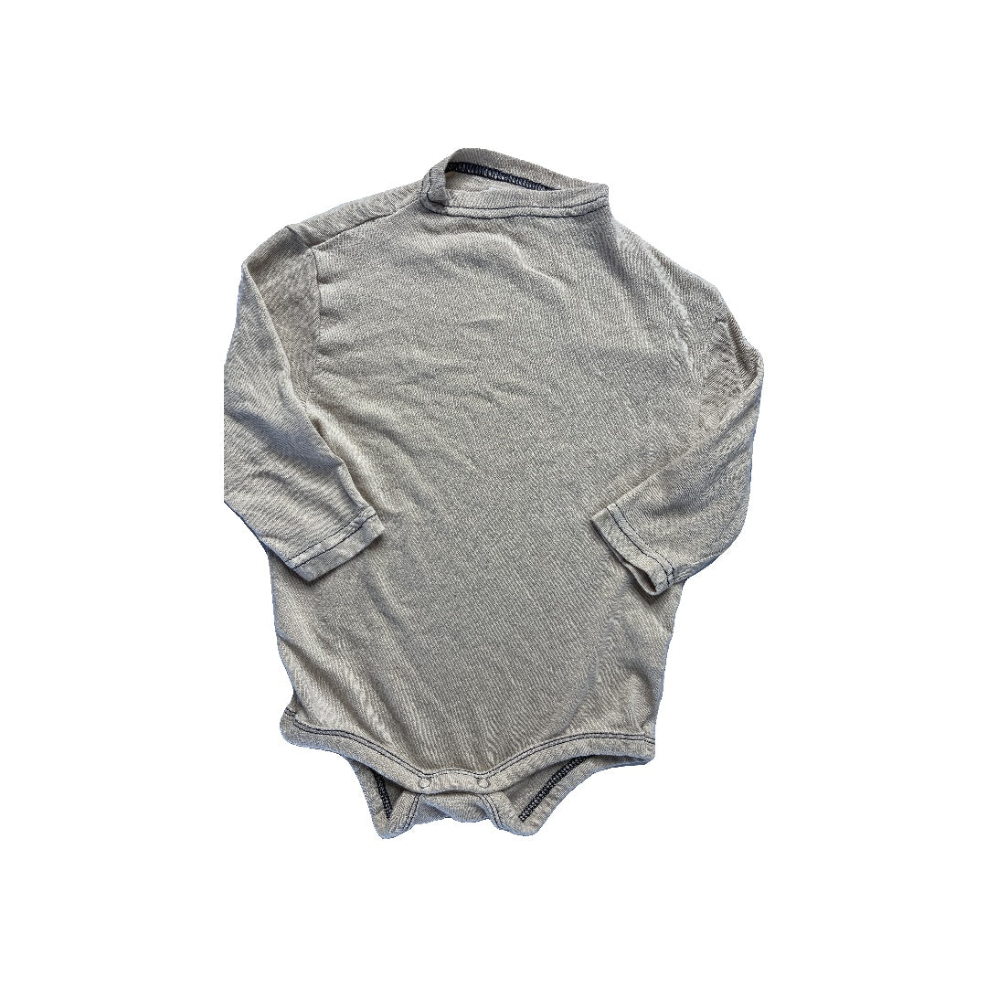 Unisex Brown Onesie Size: 2 Brown