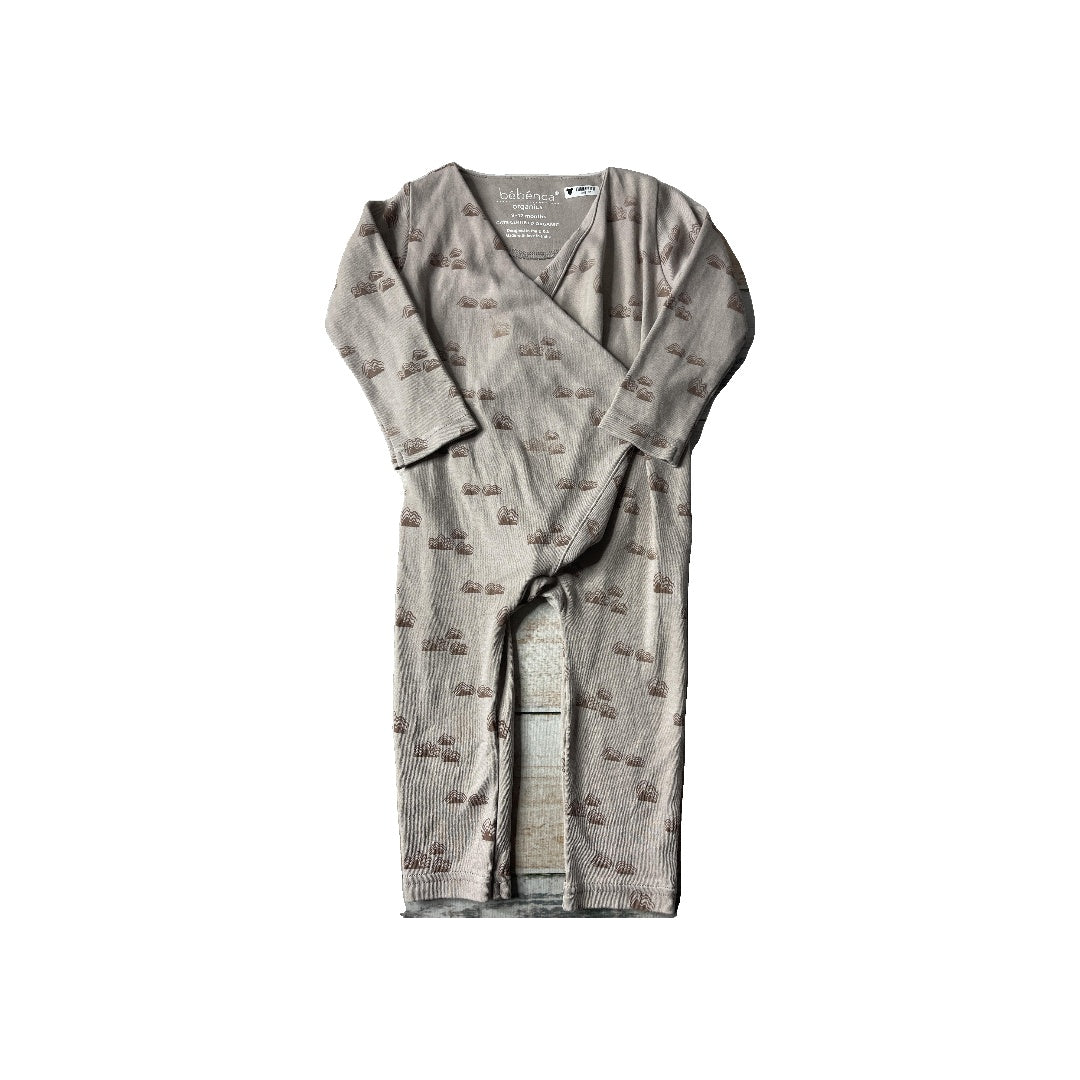 Bebenca Unisex Brown Long Sleeve Outfit Size: 9-12 Months Brown