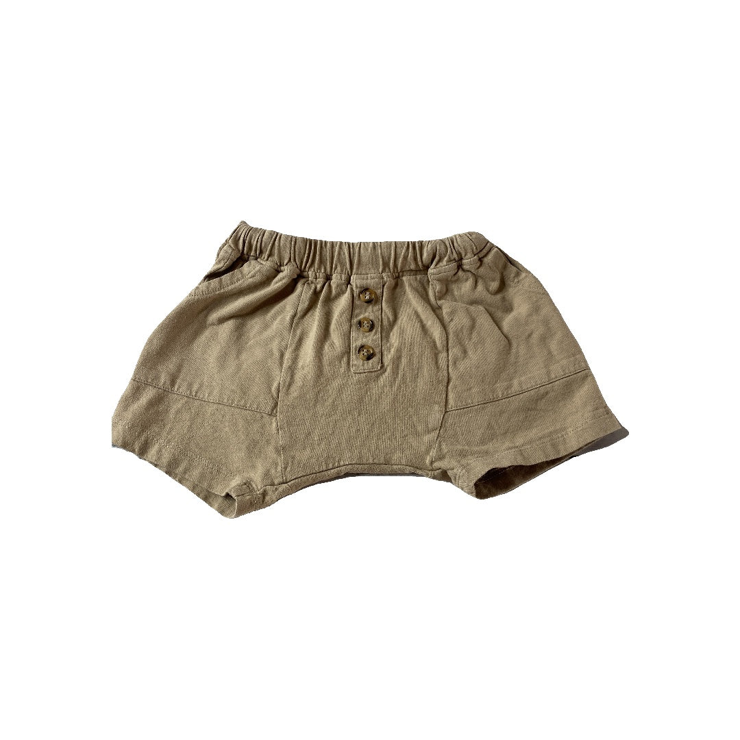 The Simple Folk Unisex Brown Shorts Size: 2-3 Years Brown