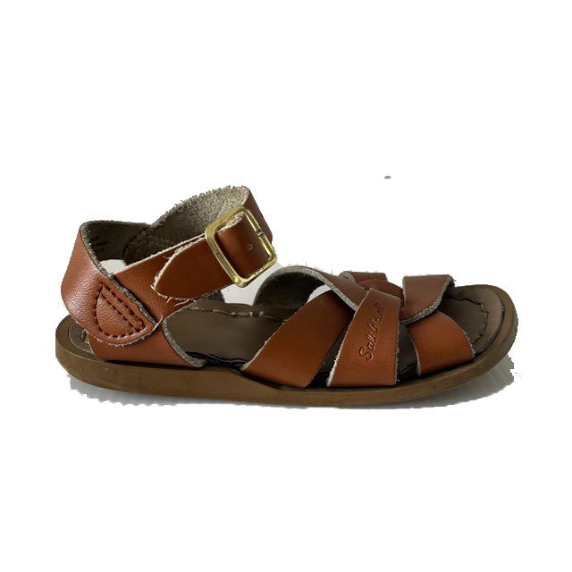 Hoy Saltwater Girls Brown Sandals Size: 7 Toddler Brown