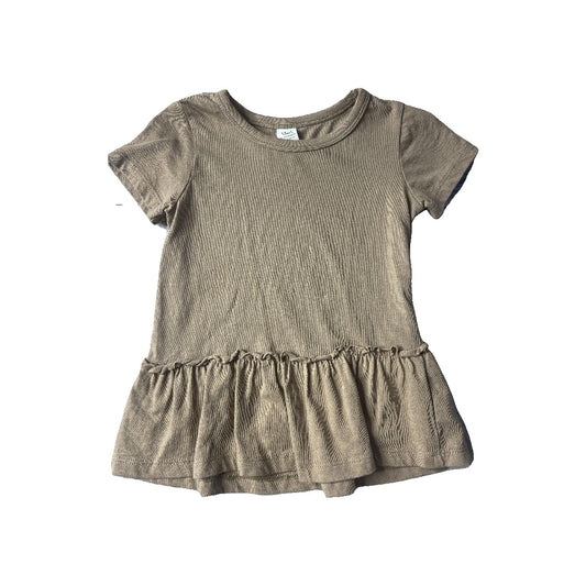 Colored Organics Girls Brown Shirt Size: 2T Brown