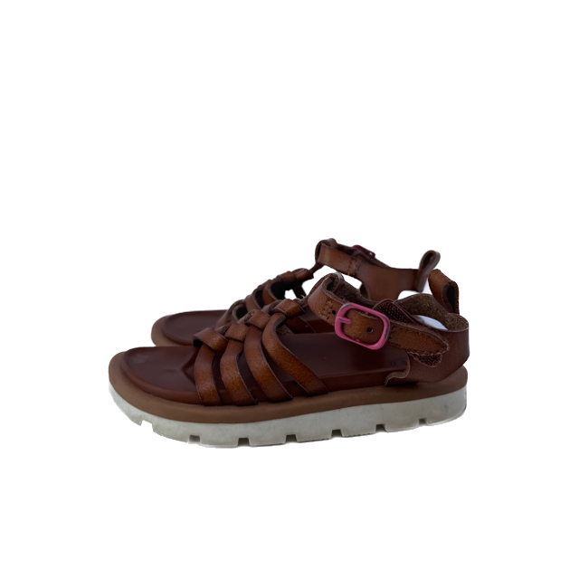 Wonder Nation Girls Brown Sandals Size: 7 Toddler Brown