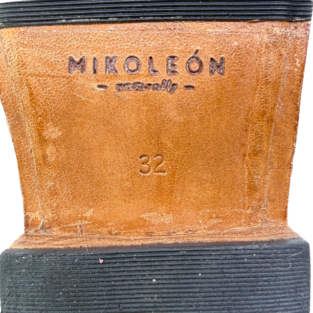 Mikoleon Boys Brown Boots Size: Youth 1 Brown