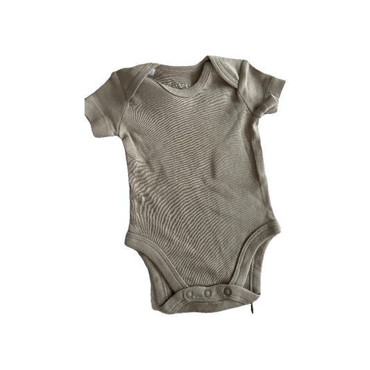 Mac and Moon Unisex Brown Onesie Size: Newborn Brown