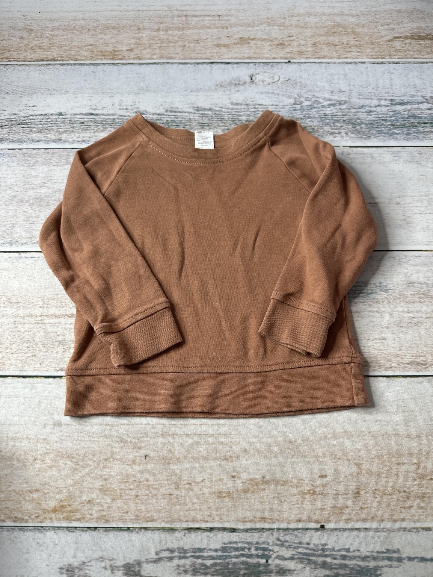 Colored Organics Unisex Brown Sweatshirt Size: 12-18 months Brown