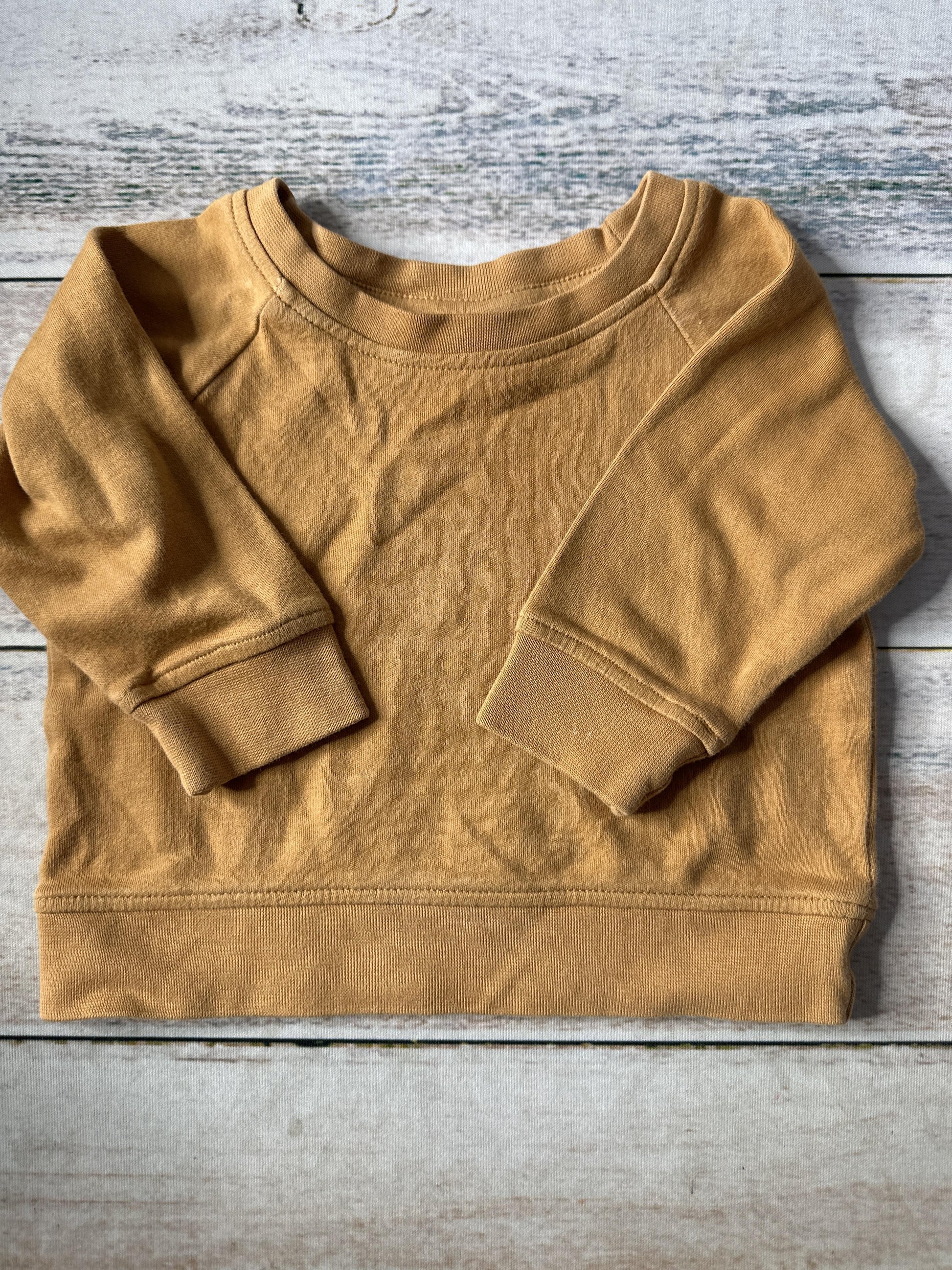 Colored Organics Unisex Brown Sweater Size: 3-6 months Brown