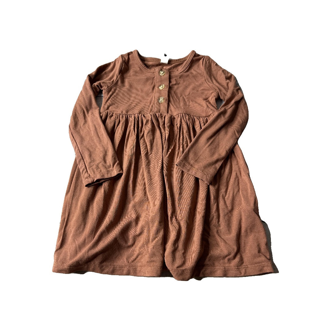 BabySprouts co Girls Brown Dress Size: 12-18 months Brown