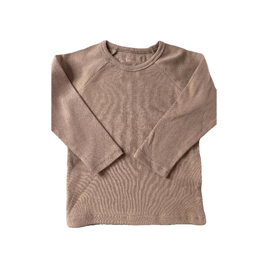 Little Organic co Unisex Brown Long Sleeve T-Shirt Size: 2T Brown