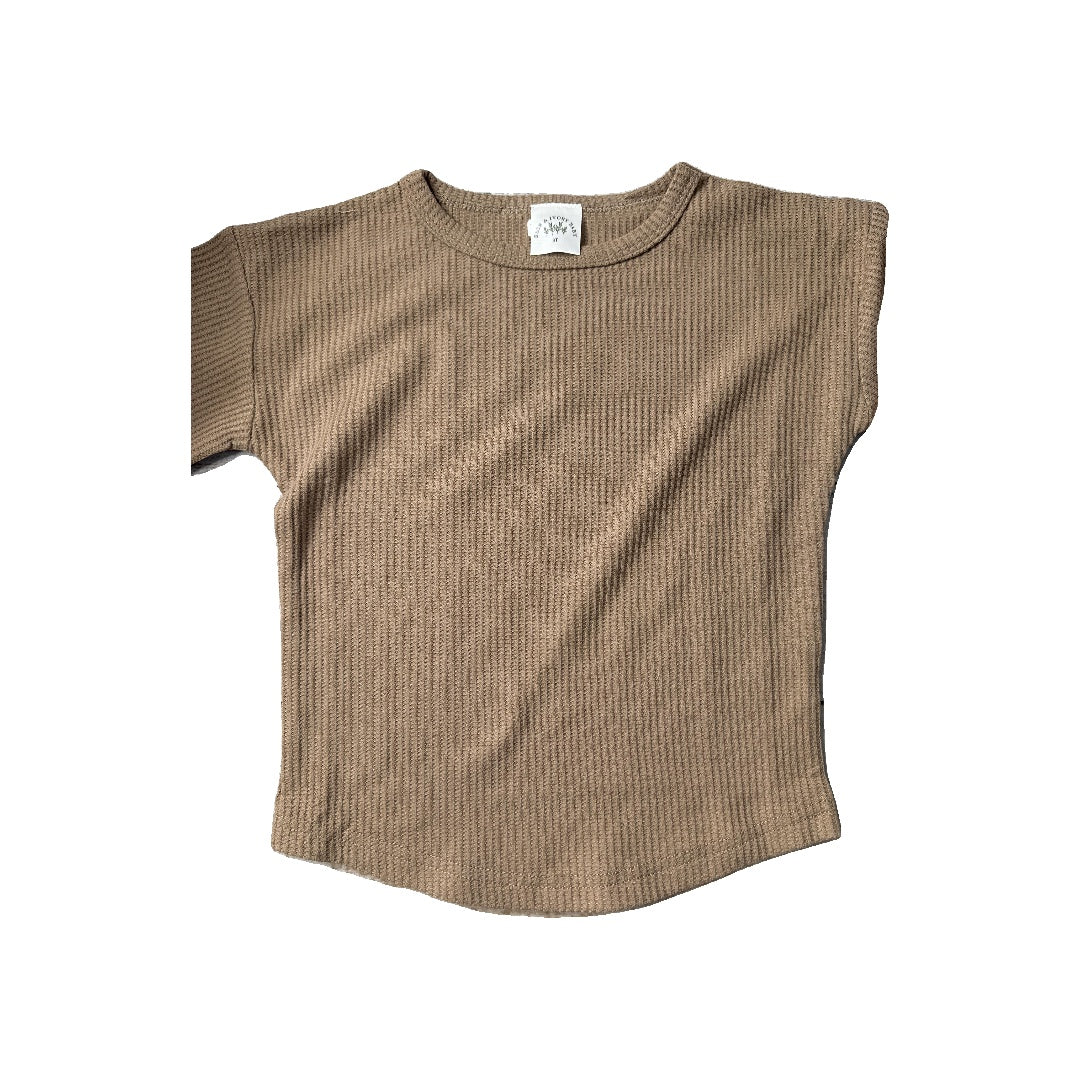 Sage and Ivory Girls Brown T-Shirt Size: 3T Brown