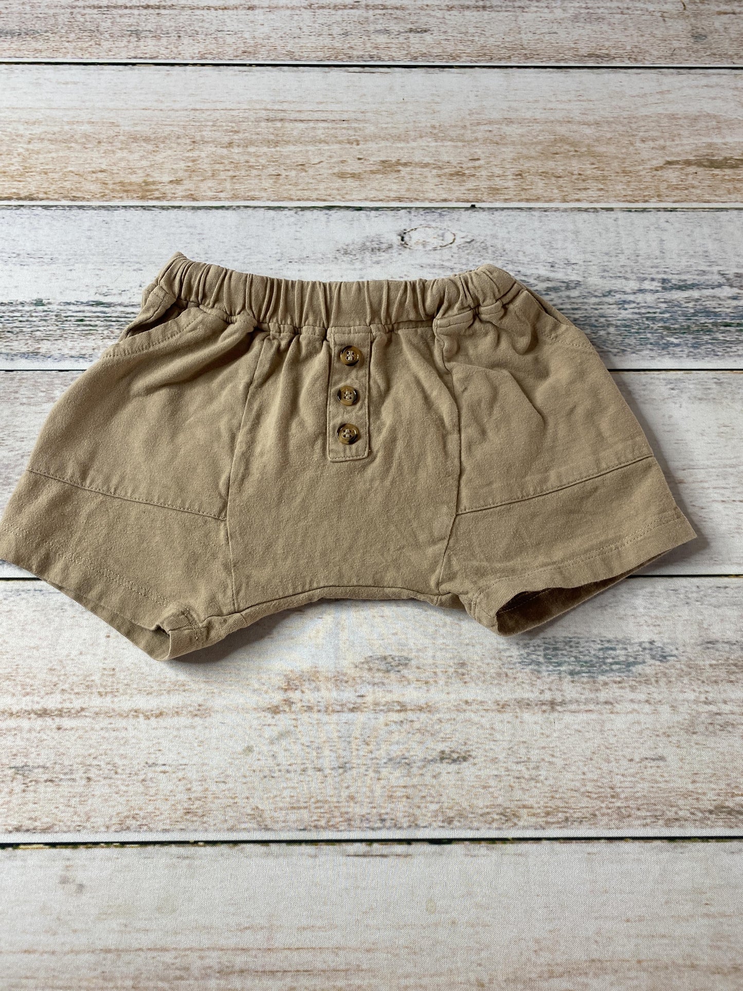 The Simple Folk Unisex Brown Shorts Size: 2-3 Years Brown