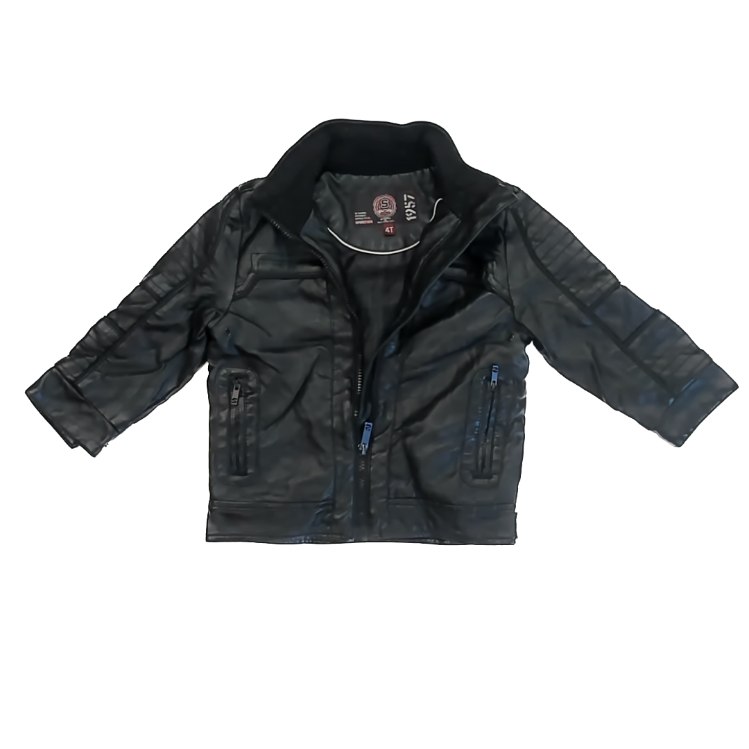 Sportier Boys Brown Winter Coat Size: 4T Brown