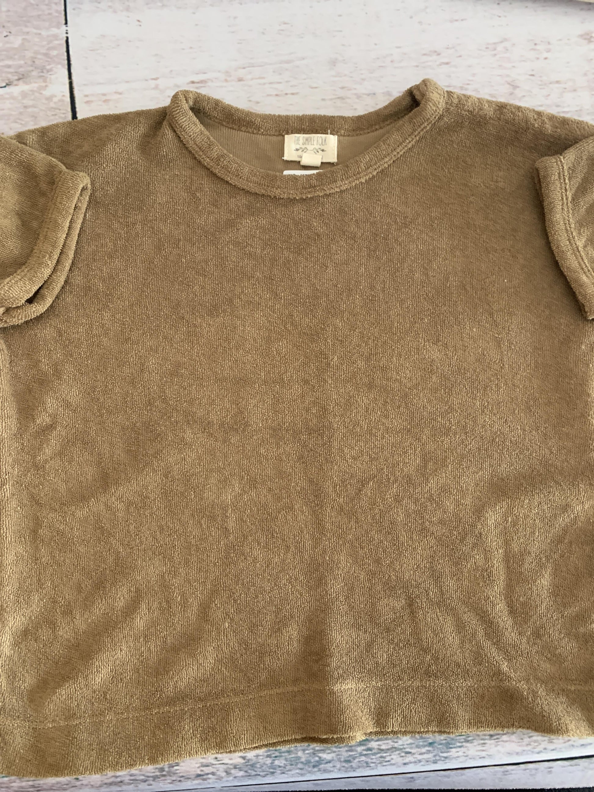 The Simple Folk Boys Brown Shirt Size: 2 years Brown