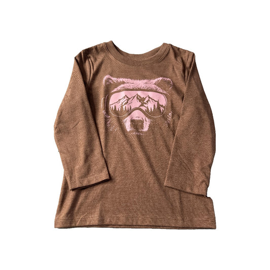 Cat and Jack Unisex Brown Long Sleeve T-Shirt Size: 2T Brown