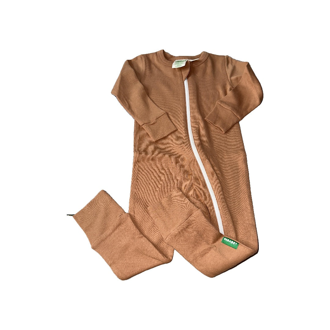 Parade Unisex Brown Long Sleeve Outfit Size: 3-6 months Brown