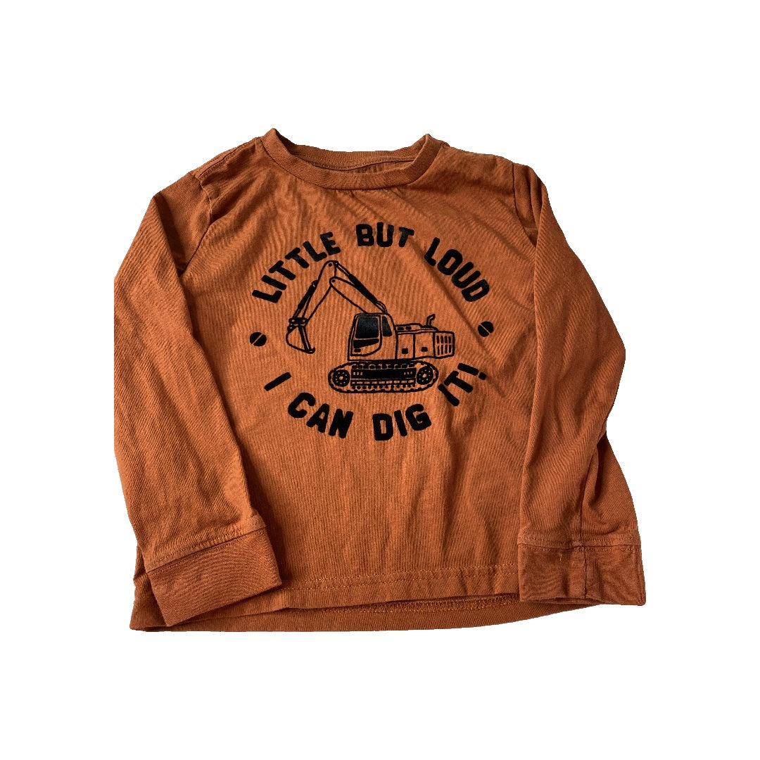 Rumi + Ryder Boys Brown Long Sleeve Shirt Size: 4-5 Years Brown