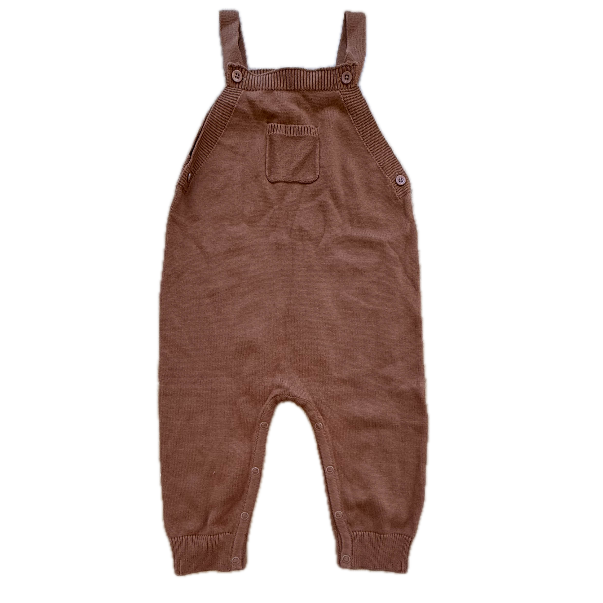 Angel Dear Unisex Brown Romper Size: 18-24 Months Brown