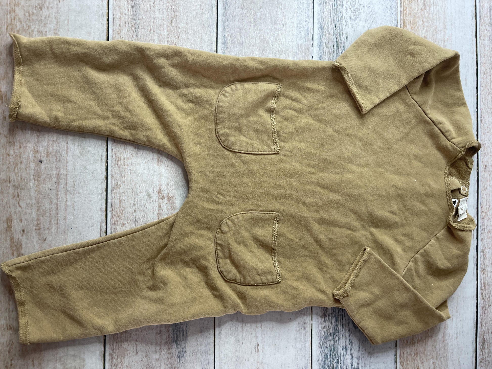 The Simple Folk Boys Brown Long Sleeve Outfit Size: 12-18 months Brown