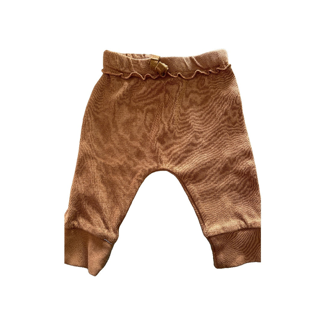 Oliver & Rain Girls Brown Pants Size: 6 months Brown